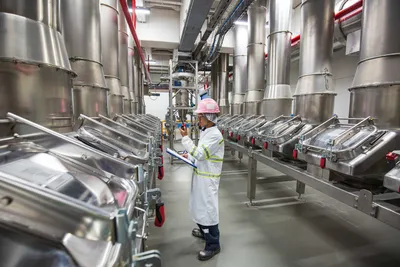 USDA-compliant epoxy floor in a Central NJ food processing facility