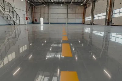 Heavy-duty epoxy floor in a Central NJ manufacturing facility