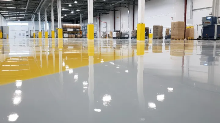 We coat each zone and add markings