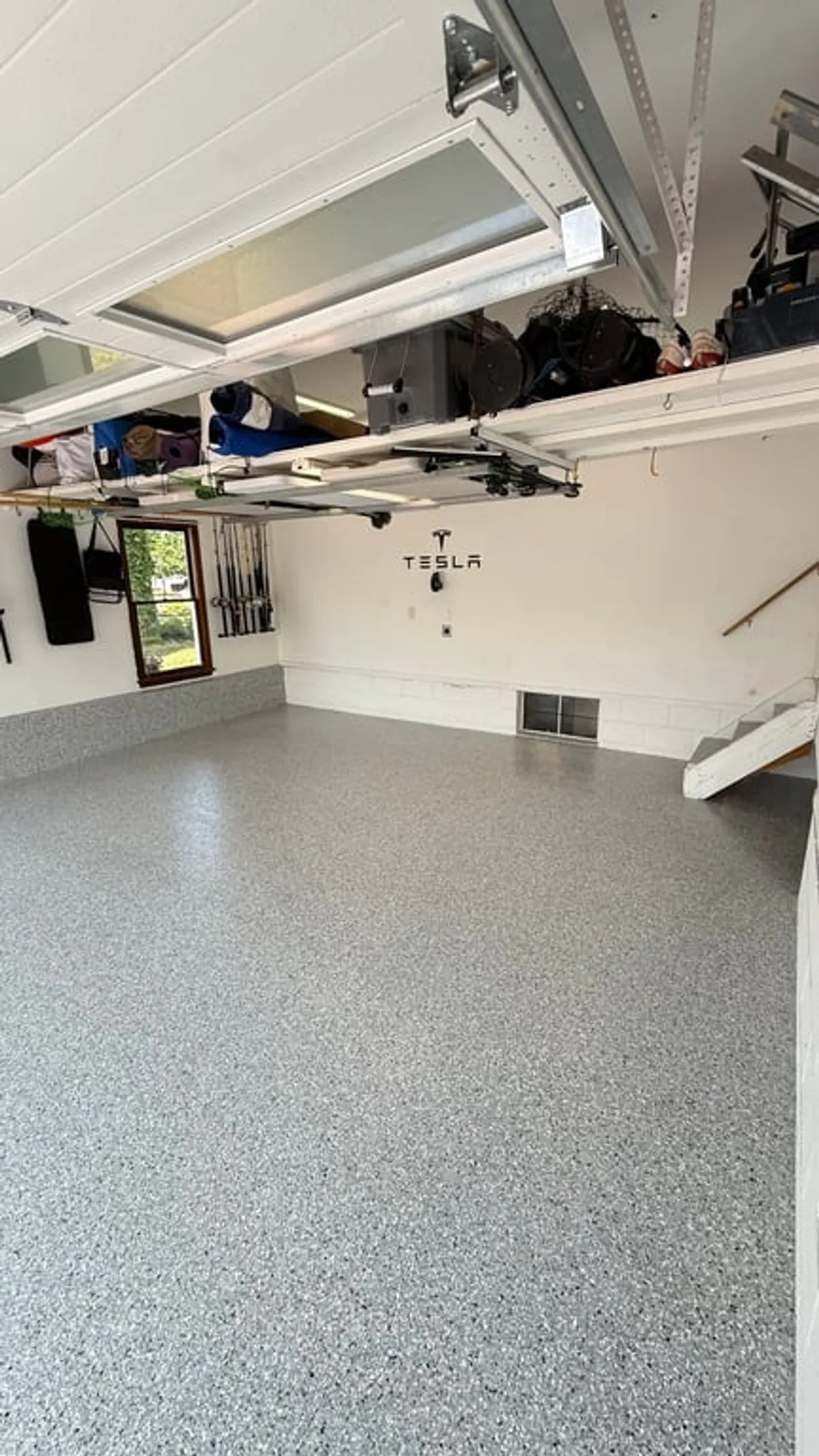 Feather Gray Garage Floor Coating in Manville, New Jersey