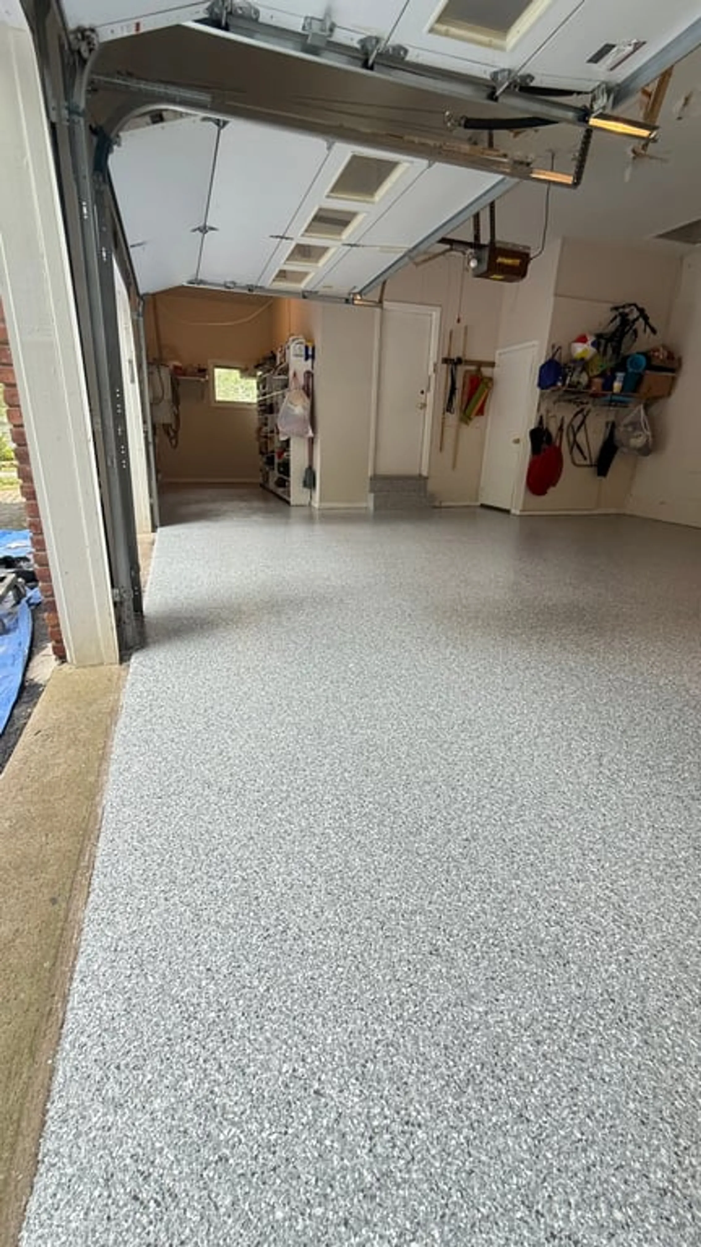 Stargazer Flake System Garage Floor Coating in Warren, New Jersey