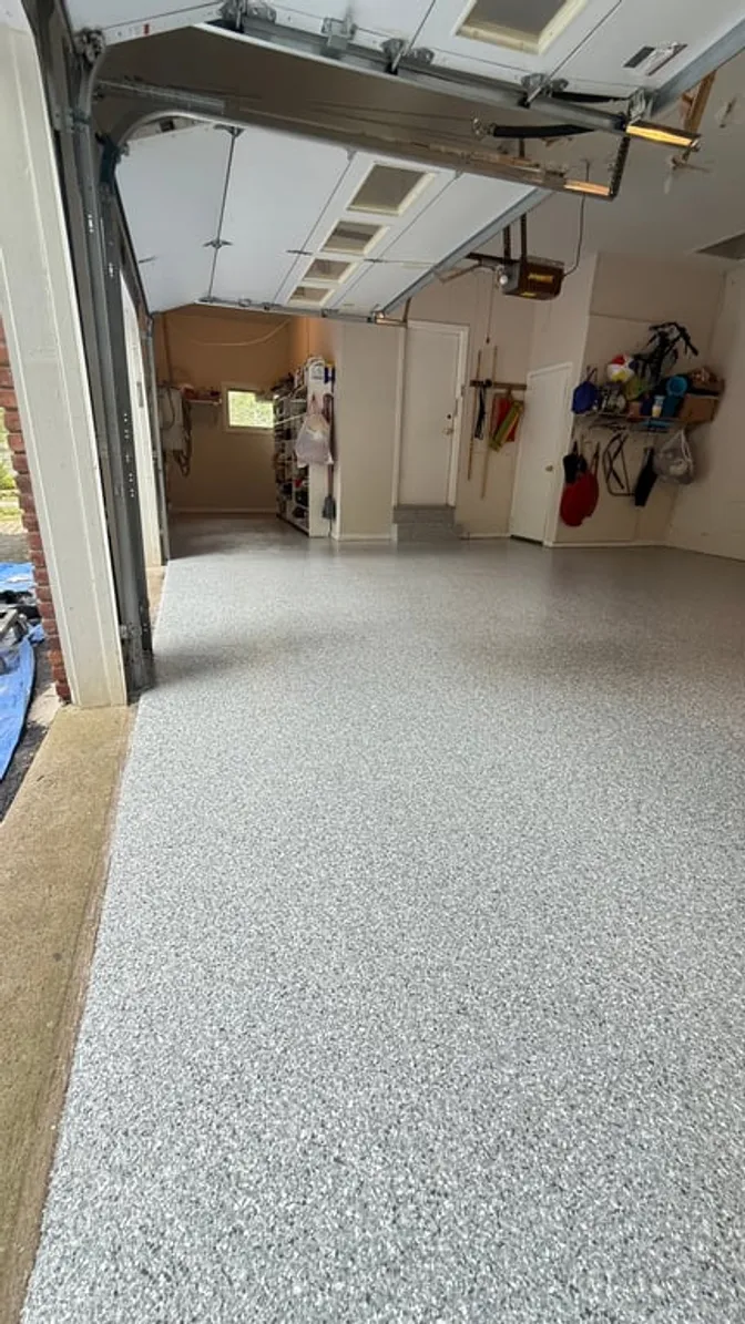 Stargazer Flake System Garage Floor Coating in Warren, New Jersey