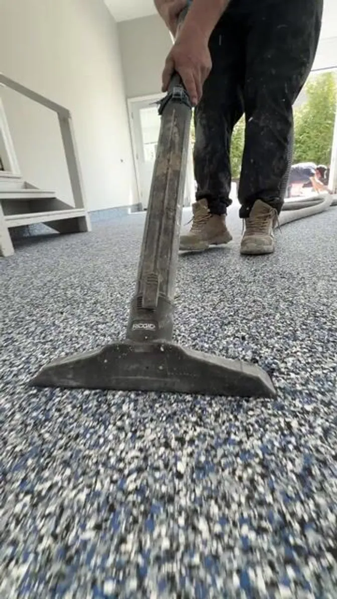 10. Vacuum the excess